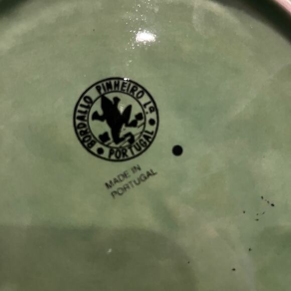 Platter Bordallo Pinheiro Autumn Leaf Embossed Leaf - Picture 5 of 5